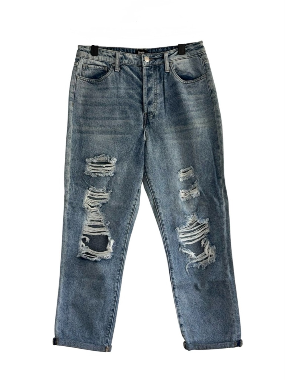 Simple Society High-Rise Distressed Jeans